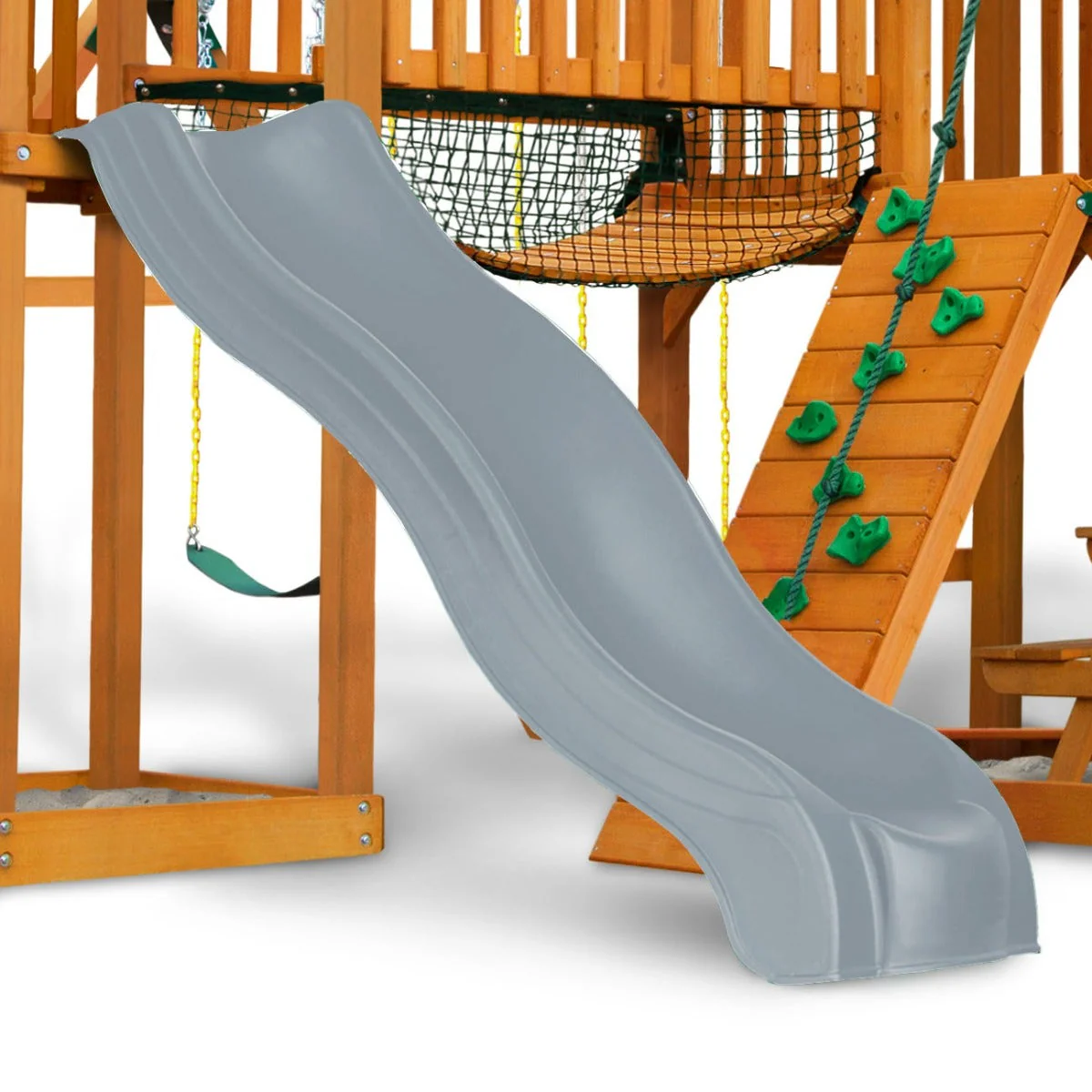 Alpine Wave Slide by Swing-N-Slide - Gray