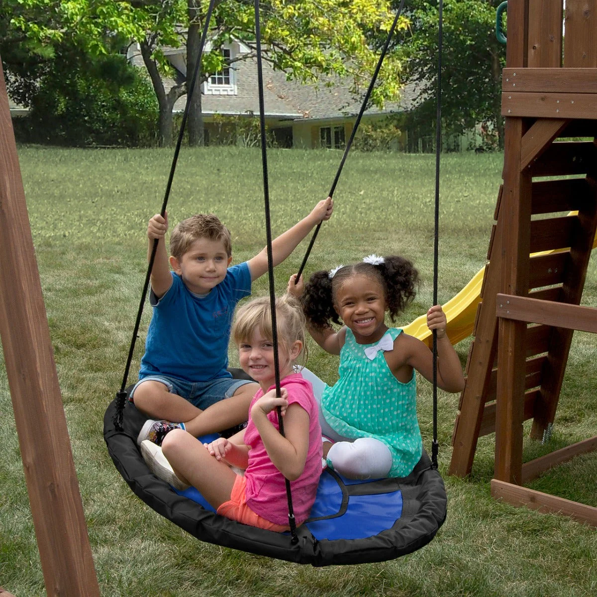 Blue Nest Swing by Swing-N-Slide - Image 2