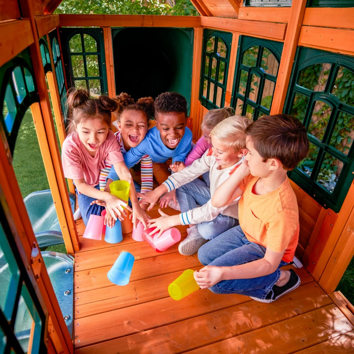 Falcon Ridge Wooden Swing Set / Playset - Installation Available (Assembly) - Image 10