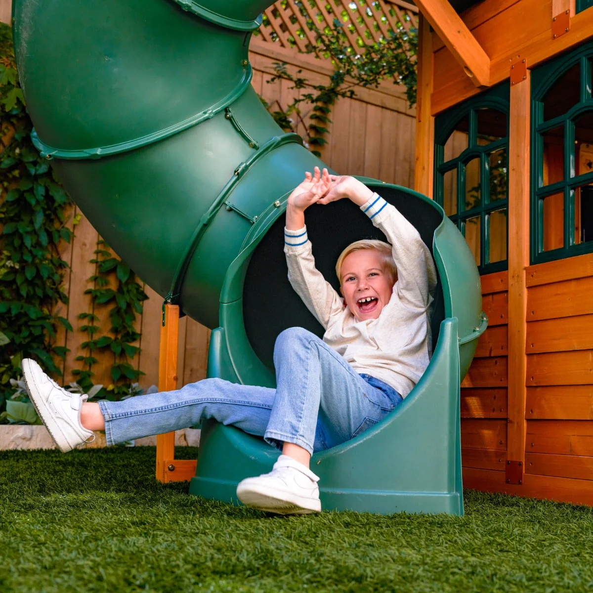 Falcon Ridge Wooden Swing Set / Playset - Installation Available (Assembly) - Image 5