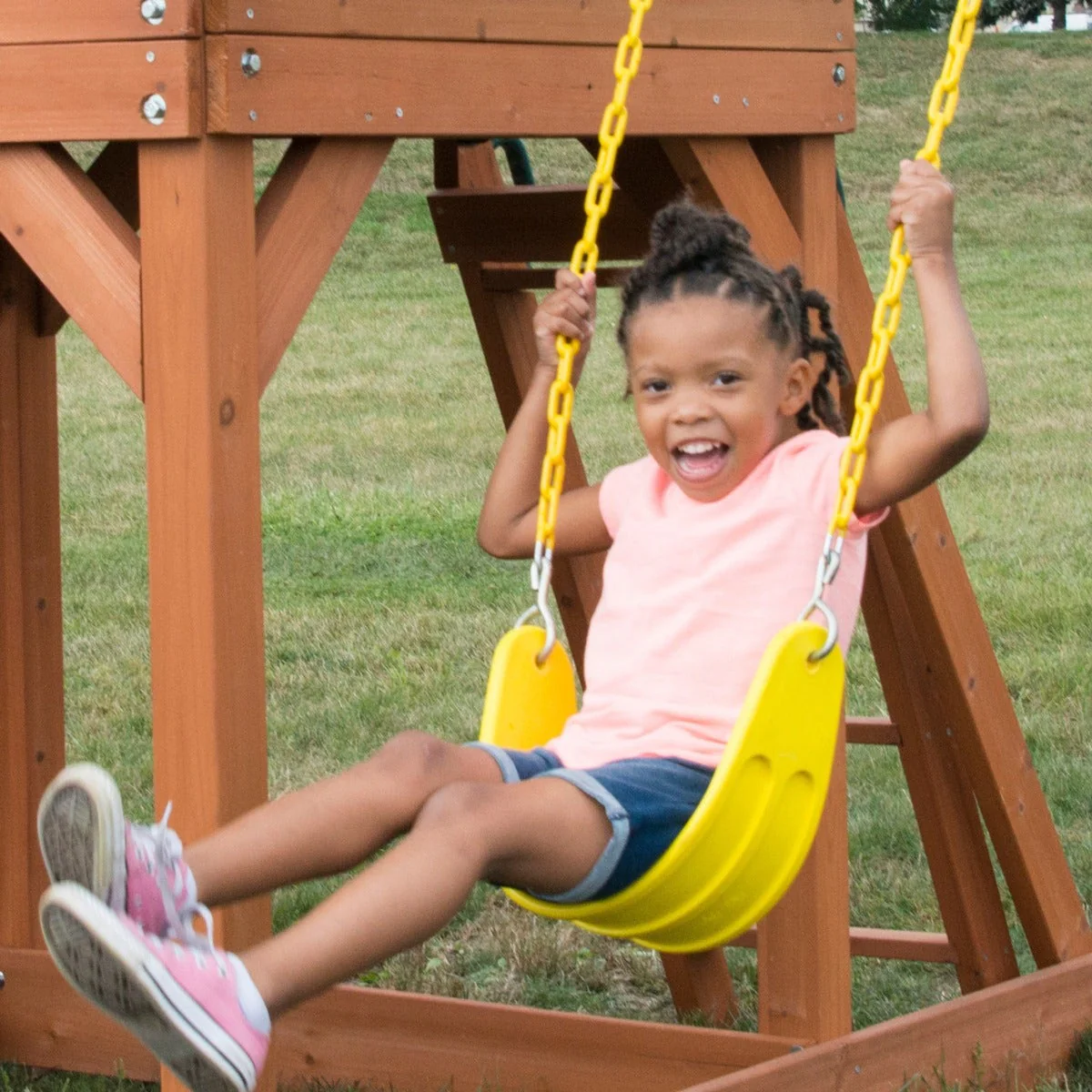 High Flyer Deluxe Wooden Swing Set by Swing-N-Slide - Installation Available (Assembly) - Image 5