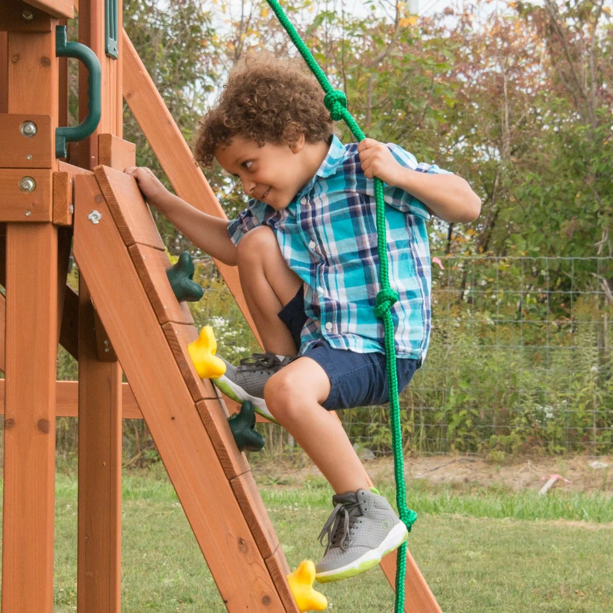 Twin Titan Wooden Swing Set by Swing-N-Slide - Installation Available (Assembly) - Image 5